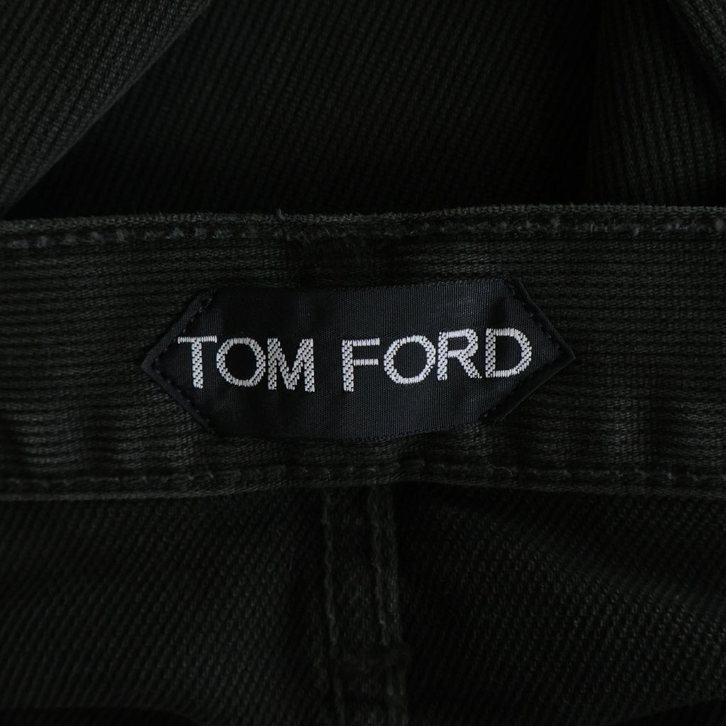 TOM FORD(トムフォード) ストレートデニムパンツ チャコールグレー DPS001 DMC011S23