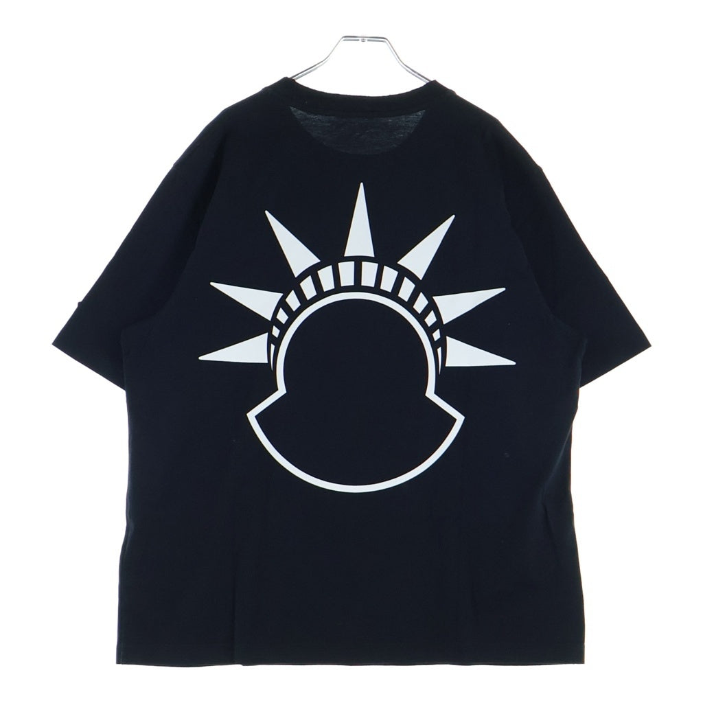 MONCLER(モンクレール) 23SS グラフィックプリント 半袖Tシャツ ブラック I109F8C00003