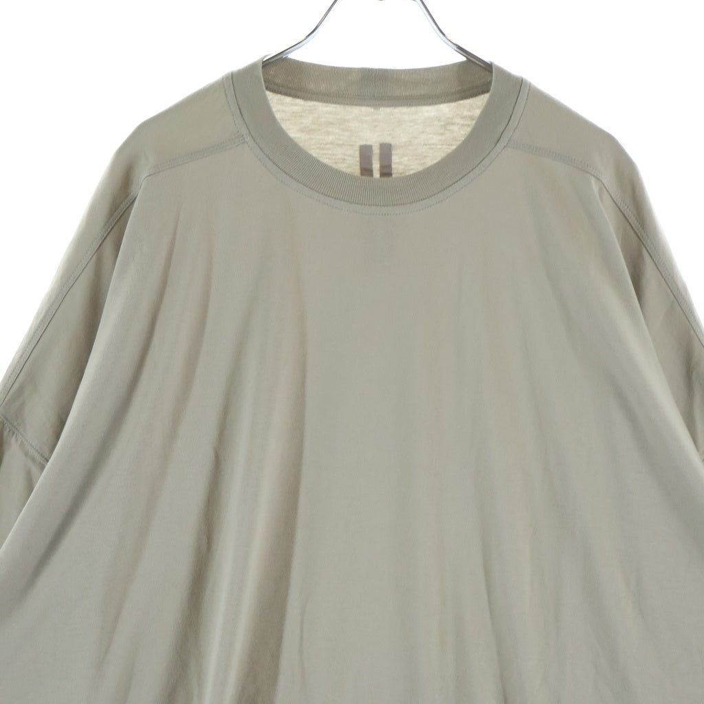 Rick Owens(リックオウエンス) 23AW TOMMY T-SHIRT オーバーサイズ半袖Tシャツ カットソー ベージュ RU02C7283-JA