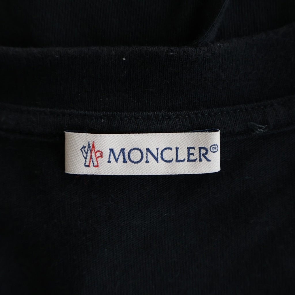 MONCLER(モンクレール) 20AW ×FRAGMENT DESIGN FRAGMENT MAGLIA T-SHIRT クルーネック半袖Tシャツカットソー ブラック F209U8C70710
