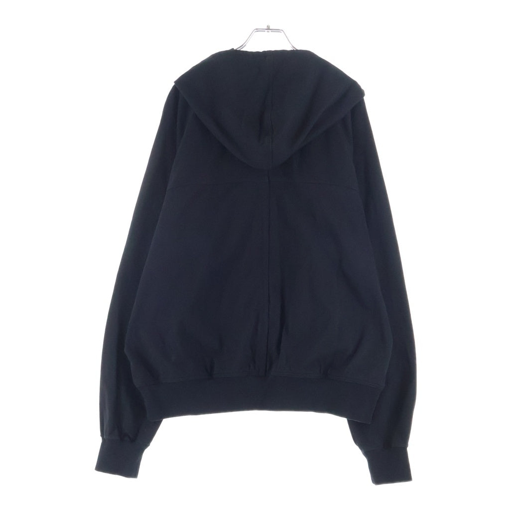 Rick Owens(リックオウエンス) 24SS LIDO ドローコード ジップアップ スウェットパーカー ブラック RU01D3241-BA