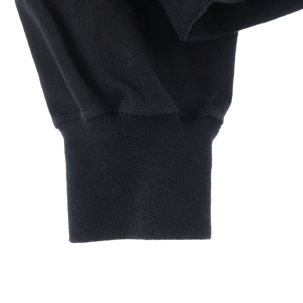 Rick Owens(リックオウエンス) 24SS LIDO ドローコード ジップアップ スウェットパーカー ブラック RU01D3241-BA