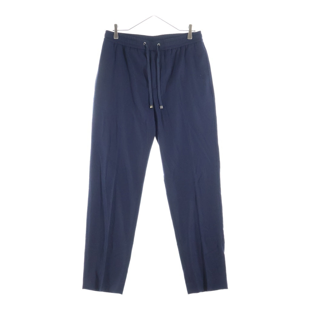 MONCLER(モンクレール) 24AW PANTALONE パンタロン カシミア混 スウェットパンツ ネイビー J20912A00026