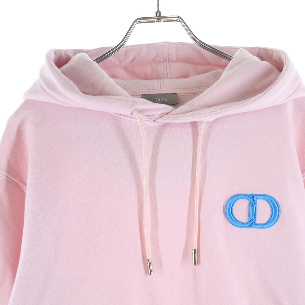 DIOR(ディオール) CD Icon Pullover Parka CDアイコン スウェットプルオーバーパーカー ピンク 113J698B0531