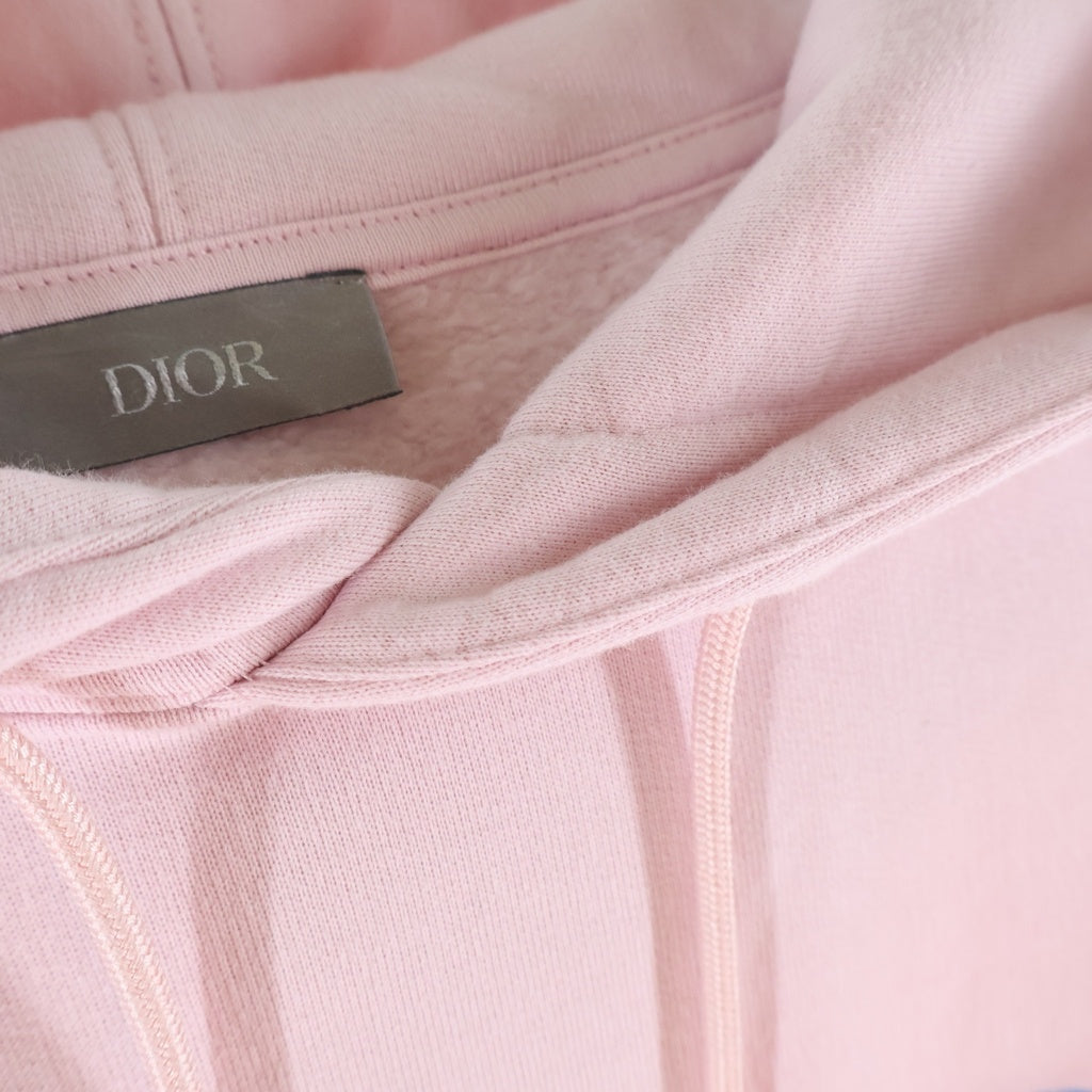 DIOR(ディオール) CD Icon Pullover Parka CDアイコン スウェットプルオーバーパーカー ピンク 113J698B0531