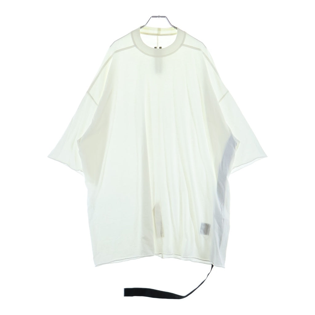 Rick Owens DRKSHDW(リックオウエンス ダークシャドウ) 24SS LIDO TOMMY T オーバーサイズ トミー 半袖Tシャツ カットソー ホワイト DU01D1259-RN