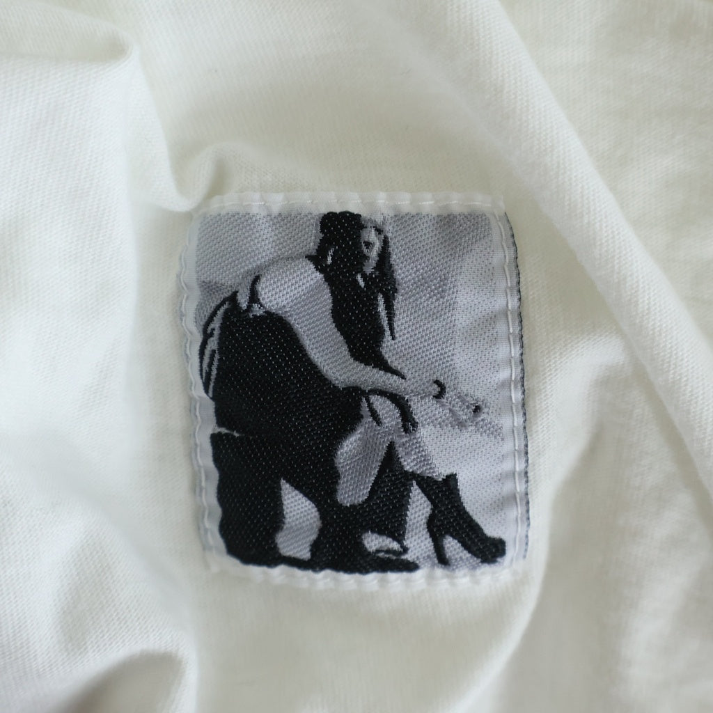 Rick Owens DRKSHDW(リックオウエンス ダークシャドウ) 24SS LIDO TOMMY T オーバーサイズ トミー 半袖Tシャツ カットソー ホワイト DU01D1259-RN