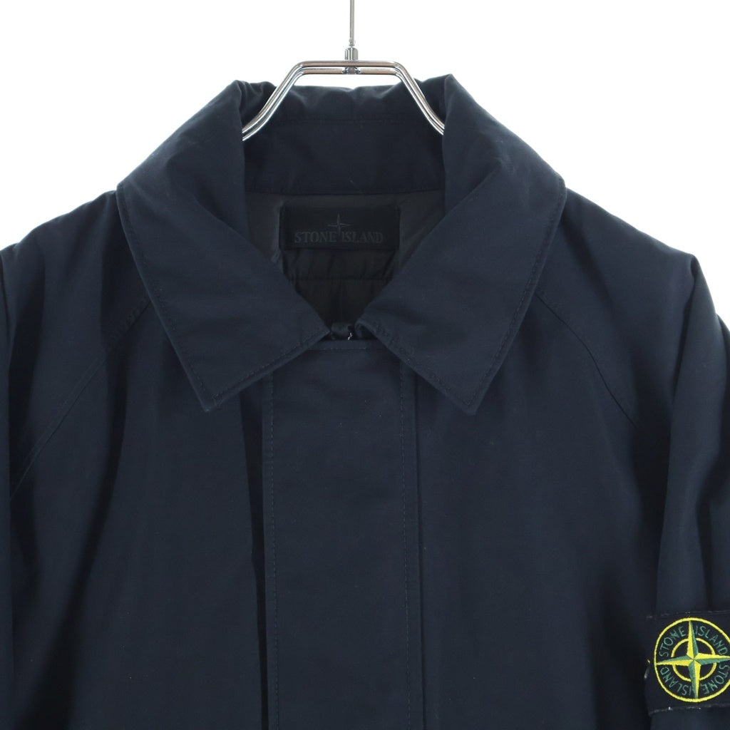 STONE ISLAND(ストーンアイランド) GHOST PADDING JACKET ゴーストパディング ジップアップロングジャケット コート ブラック 7915710F1
