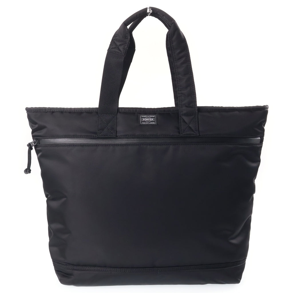 Sacai(サカイ) ×PORTER Pocket Tote ポーター ナイロン トートバッグ ハンドバッグ ブラック 24-0882S レディース