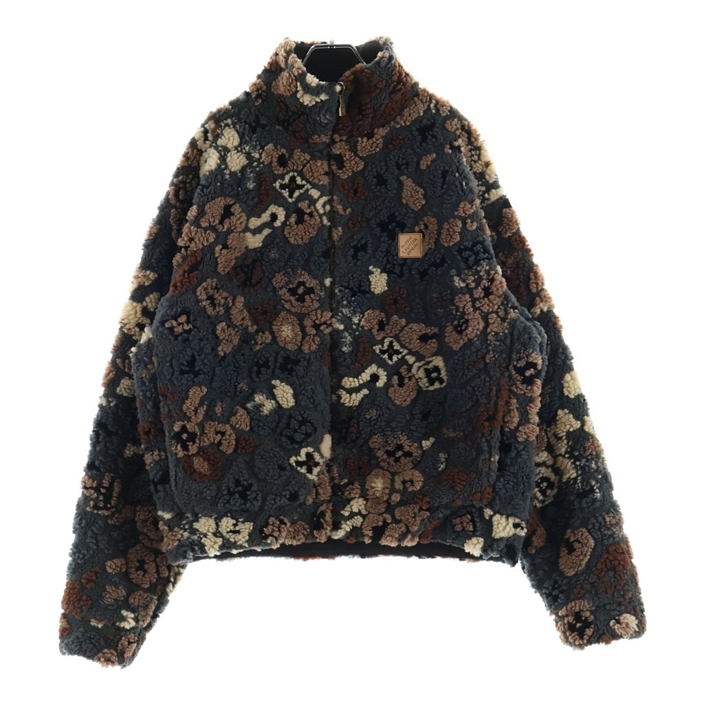 LOUIS VUITTON(ルイヴィトン) 25AW ×NIGO Reversible Monogram Fleece ニゴー リバーシブル モノグラム フリースジャケット グレー/ブラウン RM252M XMC HTY62W