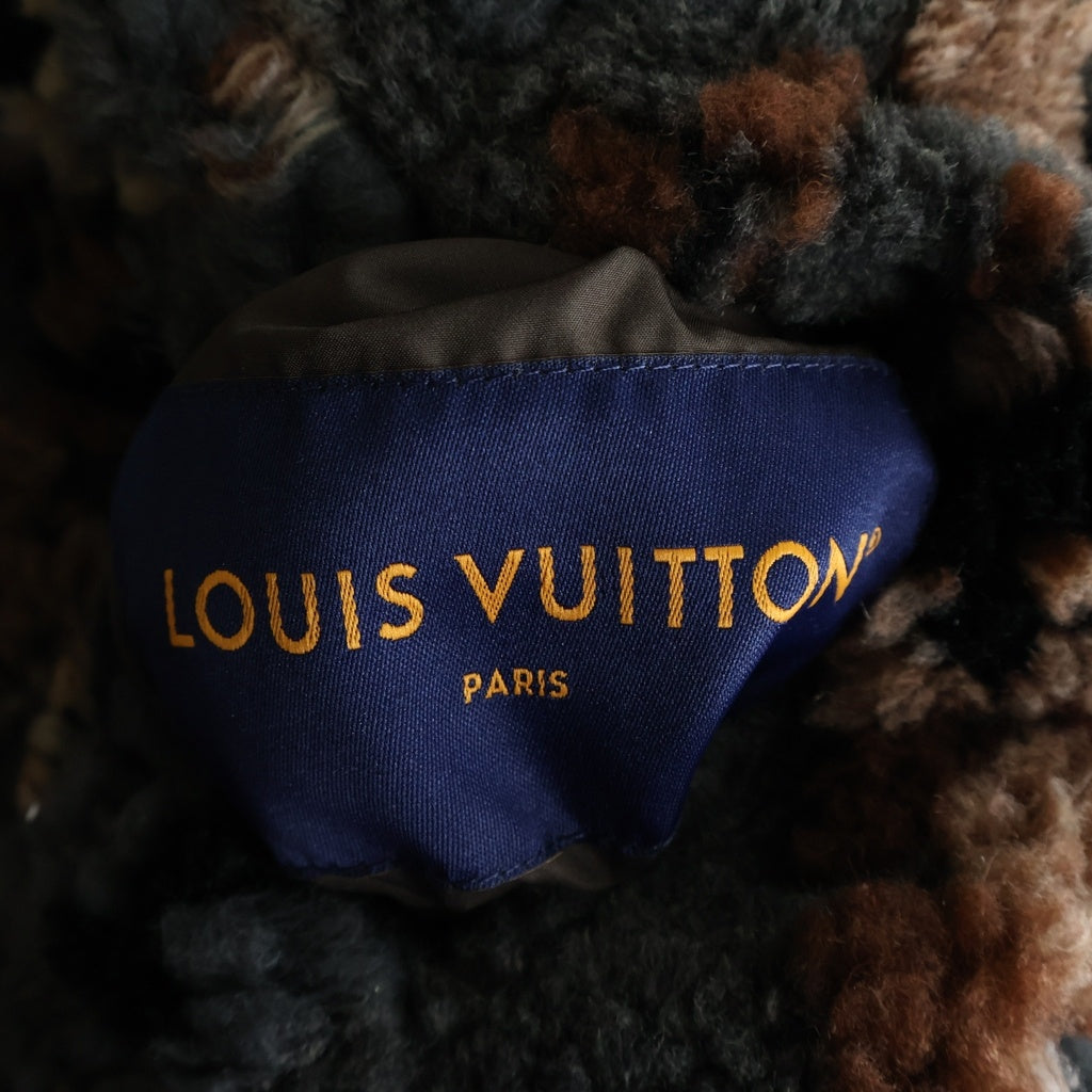 LOUIS VUITTON(ルイヴィトン) 25AW ×NIGO Reversible Monogram Fleece ニゴー リバーシブル モノグラム フリースジャケット グレー/ブラウン RM252M XMC HTY62W