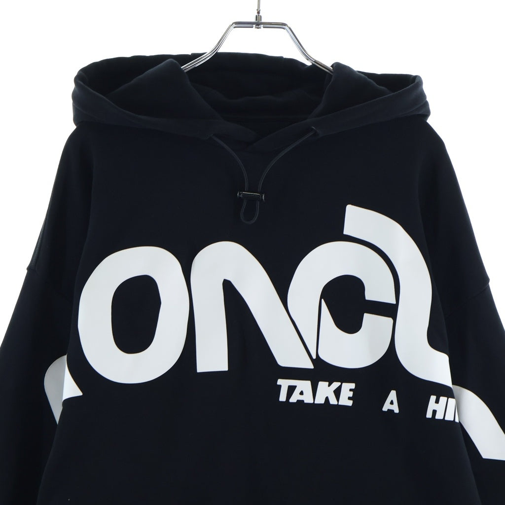 MONCLER(モンクレール) Logo Pullover Parka ロゴ スウェットプルオーバーパーカー ブラック E20918049850