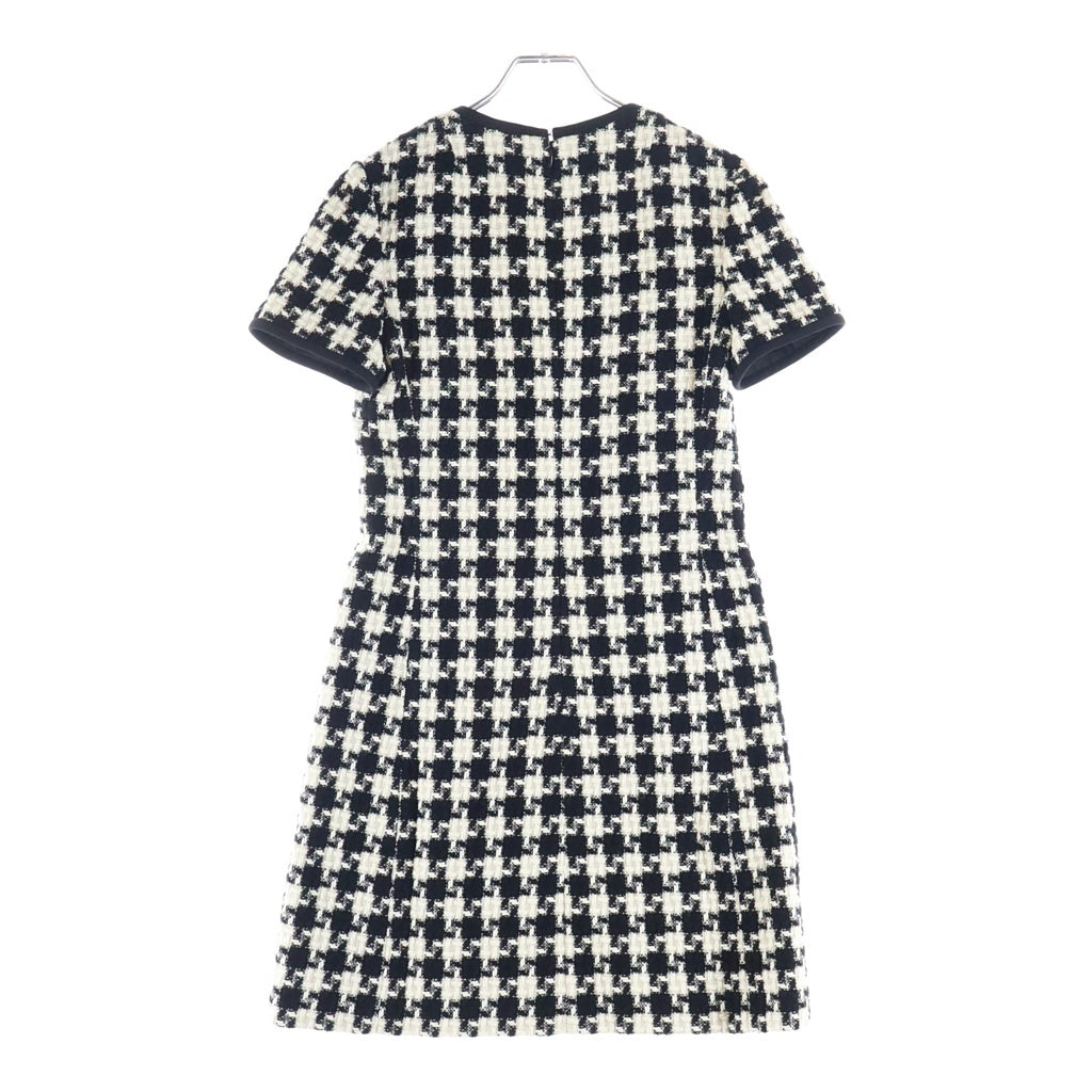 VALENTINO(ヴァレンティノ) 25SS Tweed Damier Light Dress ツイード ダミエ ライト ドレス ワンピース ブラック/ホワイト 6B3VAEV290K レディース