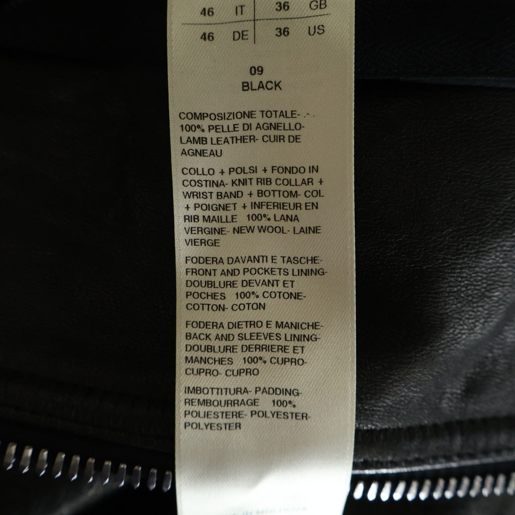 Rick Owens(リックオウエンス) 24AW JUMBO PETER FLIGHT ジャンボピーターフライトレザージャケット ブラック RU02D6795-LNV