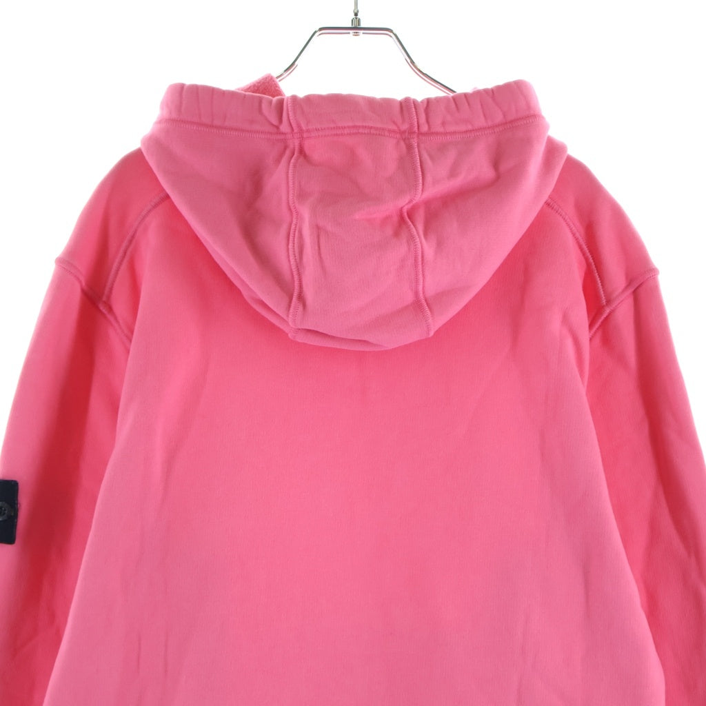 STONE ISLAND(ストーンアイランド) Logo Patch Pullover Parka ロゴパッチ スウェットプルオーバーパーカー ピンク 731564120