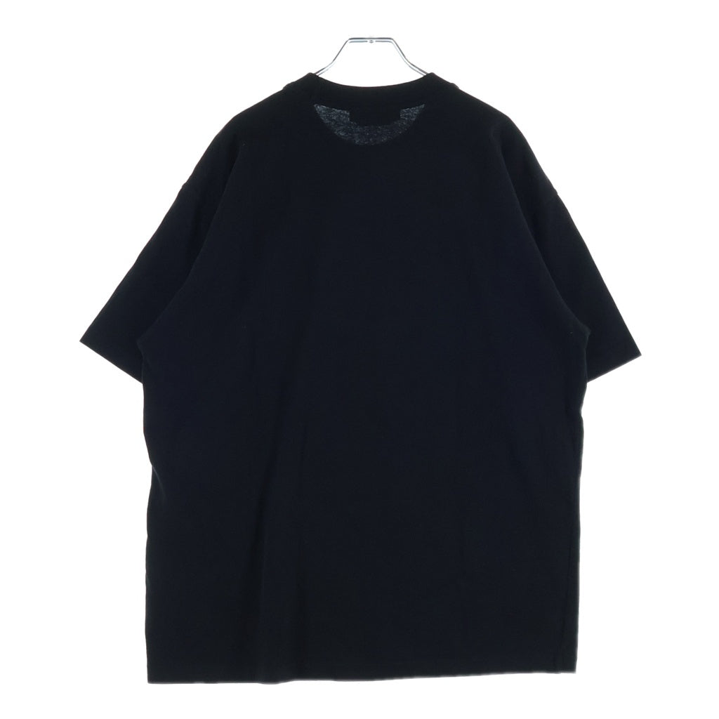 STONE ISLAND(ストーンアイランド) Rubber Logo S/S Tee ラバーロゴ コットン クルーネック 半袖Tシャツ カットソー ブラック 801522379