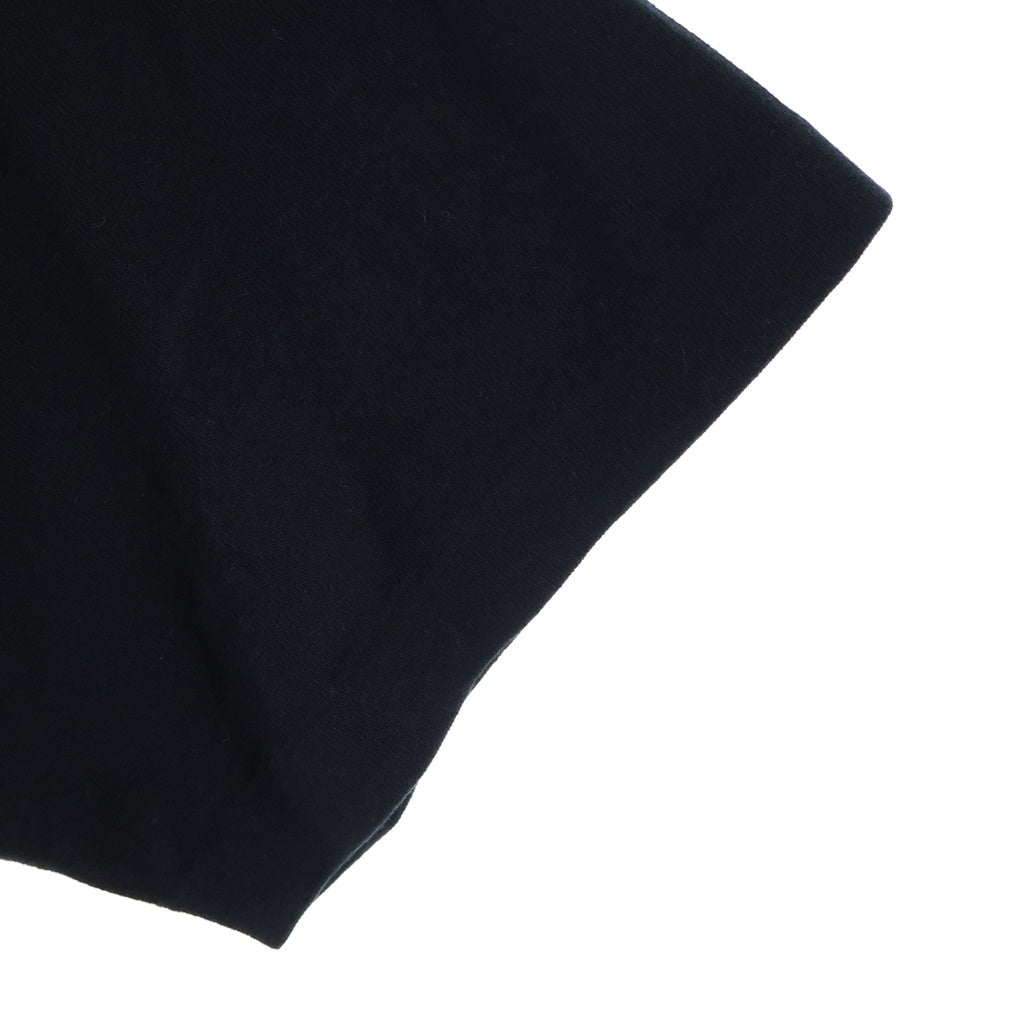 STONE ISLAND(ストーンアイランド) Rubber Logo S/S Tee ラバーロゴ コットン クルーネック 半袖Tシャツ カットソー ブラック 801522379