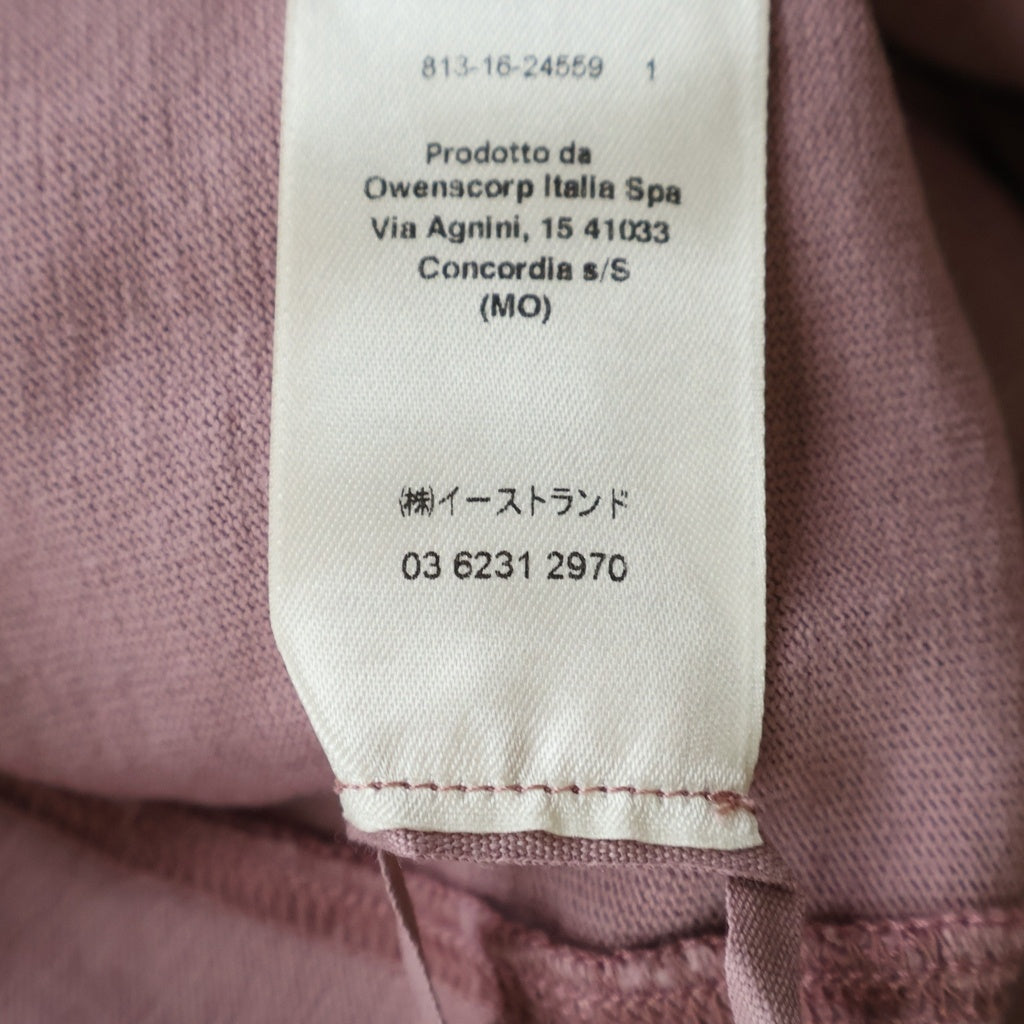 Rick Owens(リックオウエンス) 24SS Tommy Oversized T-Shirt トミー オーバーサイズ 半袖Tシャツ カットソー ピンク RU01D3283-BA