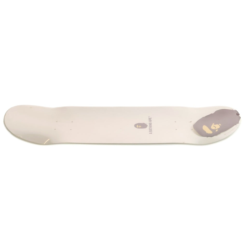A BATHING APE(アベイシングエイプ) Skateboard マルチカモ スケートボード デッキ ホワイト/マルチ 001GDE801032X
