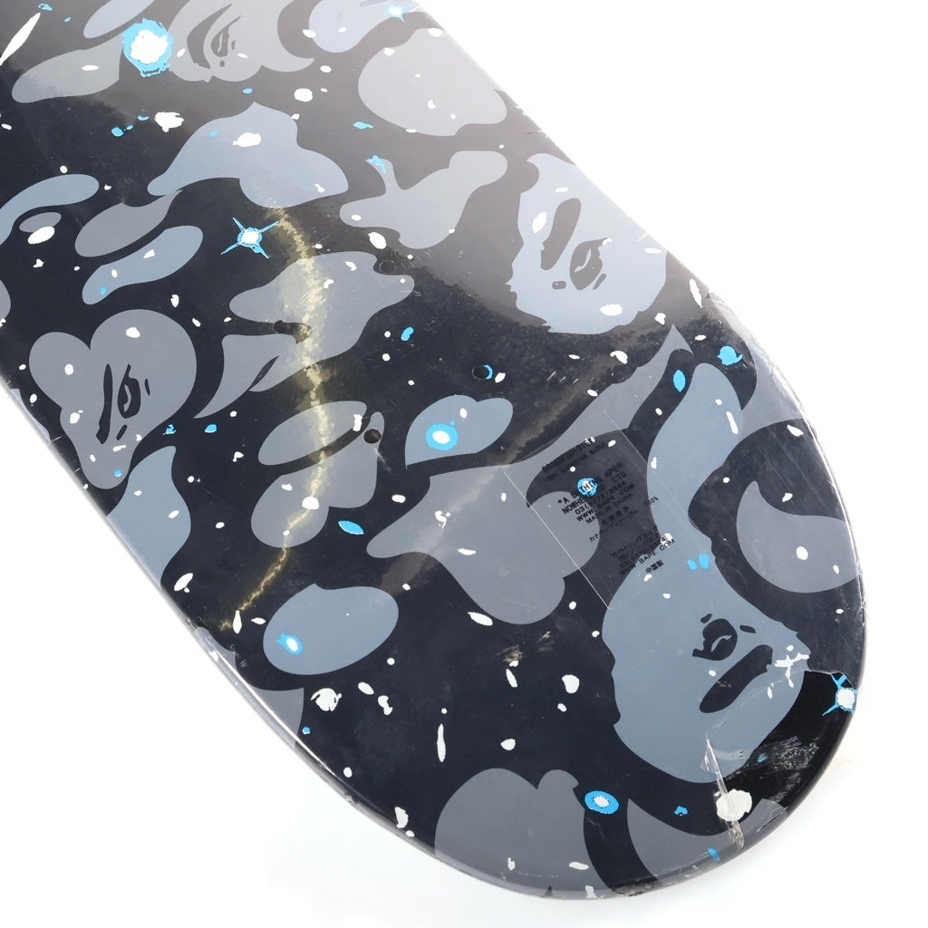 A BATHING APE(アベイシングエイプ) Skateboard ギャラクシーカモ スケートボード デッキ ブラック 001GDF301015K