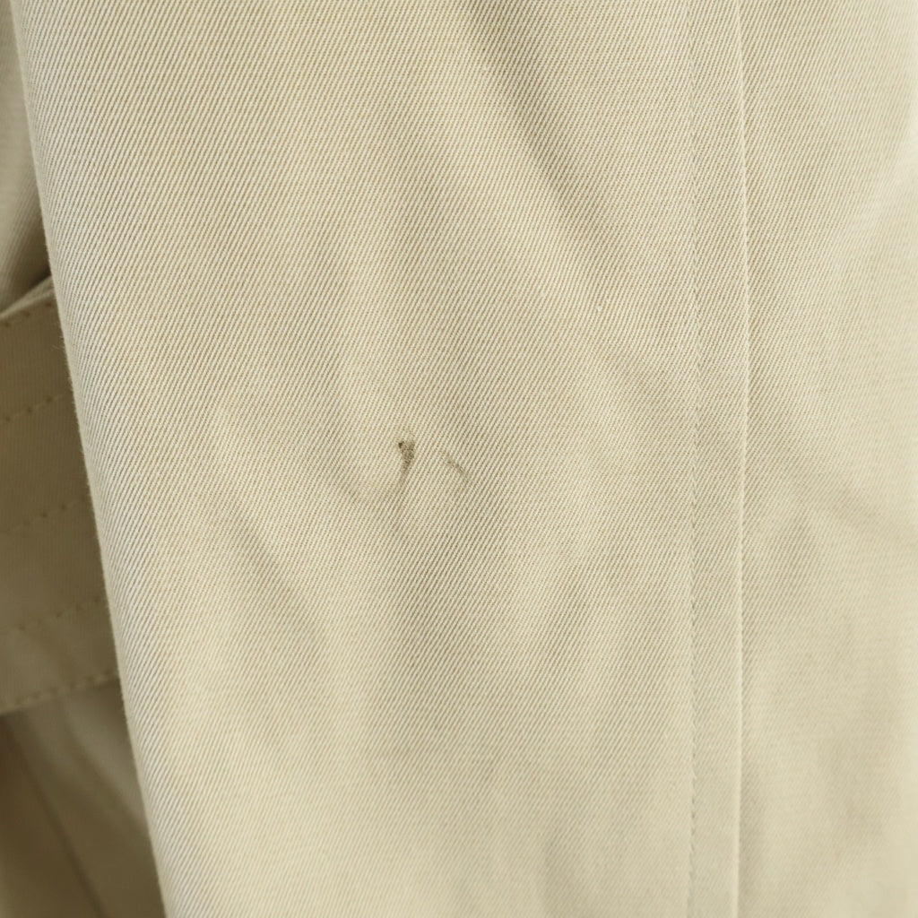Acuascutum(アクアスキュータム) 70～80S VINTAGE ヴィンテージ 裏地チェック柄 ベルトデザイン トレンチコート ベージュ