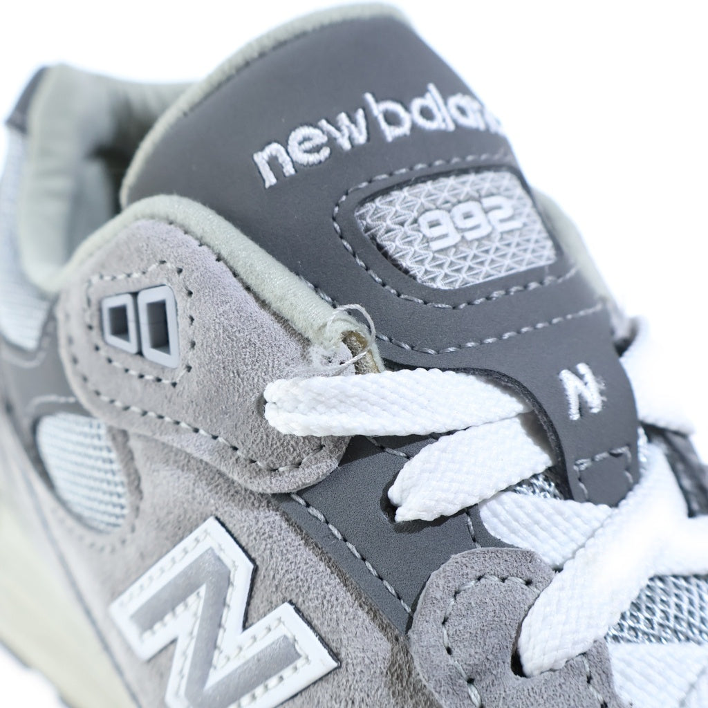 New Balance(ニューバランス) スウェード メッシュ ローカットスニーカー グレー US8.5/26.5cm U992GY