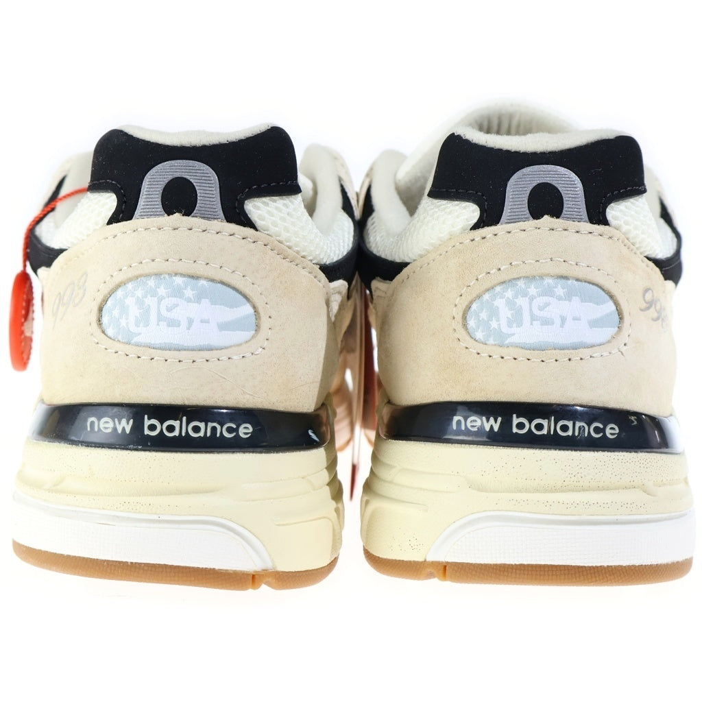 New Balance(ニューバランス) SEA SALT スウェード メッシュ ローカットスニーカー ベージュ/ホワイト US8.5/26.5cm U993WS
