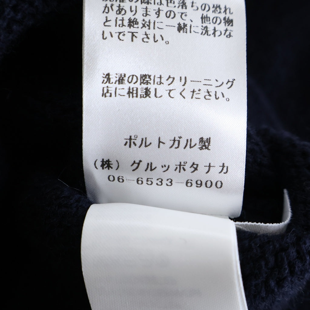 PATOU(パトゥー) ×Moomin ムーミン スノークのおじょうさん ウール混 ニット カーディガン ネイビー レディース 25M0-KN311-8064