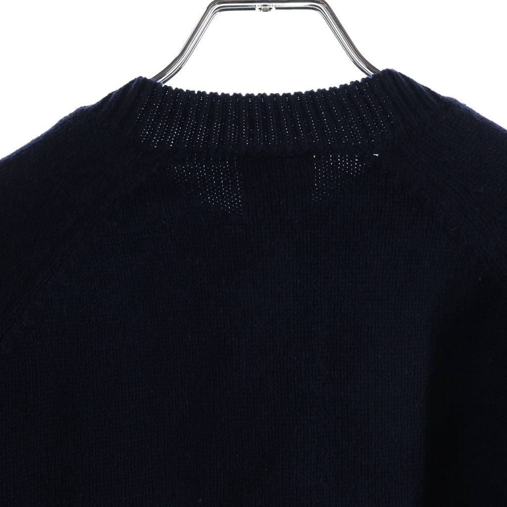 PATOU(パトゥー) ×Moomin ムーミン スノークのおじょうさん ウール混 ニット カーディガン ネイビー レディース 25M0-KN311-8064