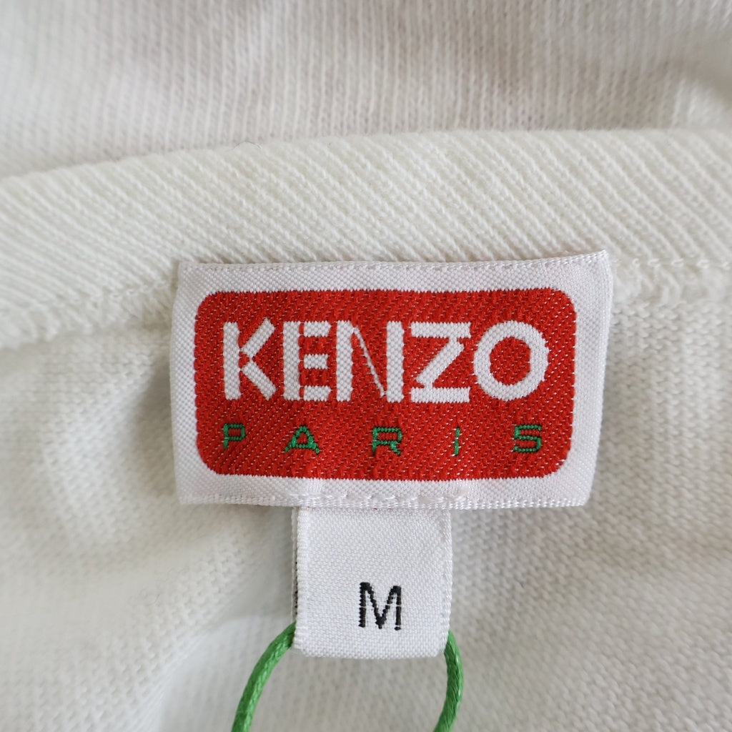 KENZO(ケンゾー) Cartoon Lucky Me Carto カートゥーン ラッキーミー バニー グラフィックプリント クロップド 半袖Tシャツ カットソー ホワイト レディース FF62TS0584SK