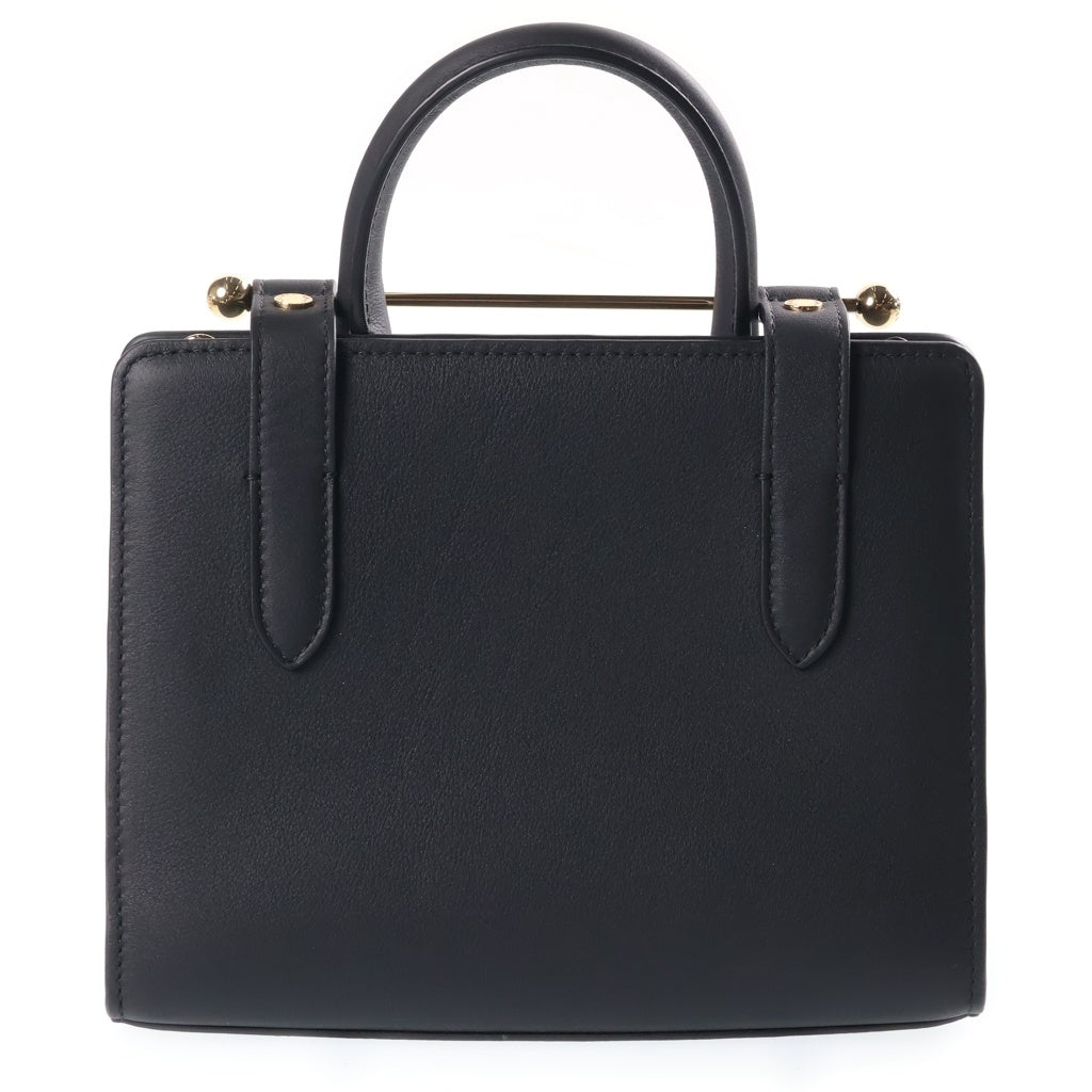 NO BRAND(ノーブランド) STRATHBERRY（ストラスベリー）ナノトート 2ウェイ ハンドバッグ ショルダーバッグ ブラック レディース
