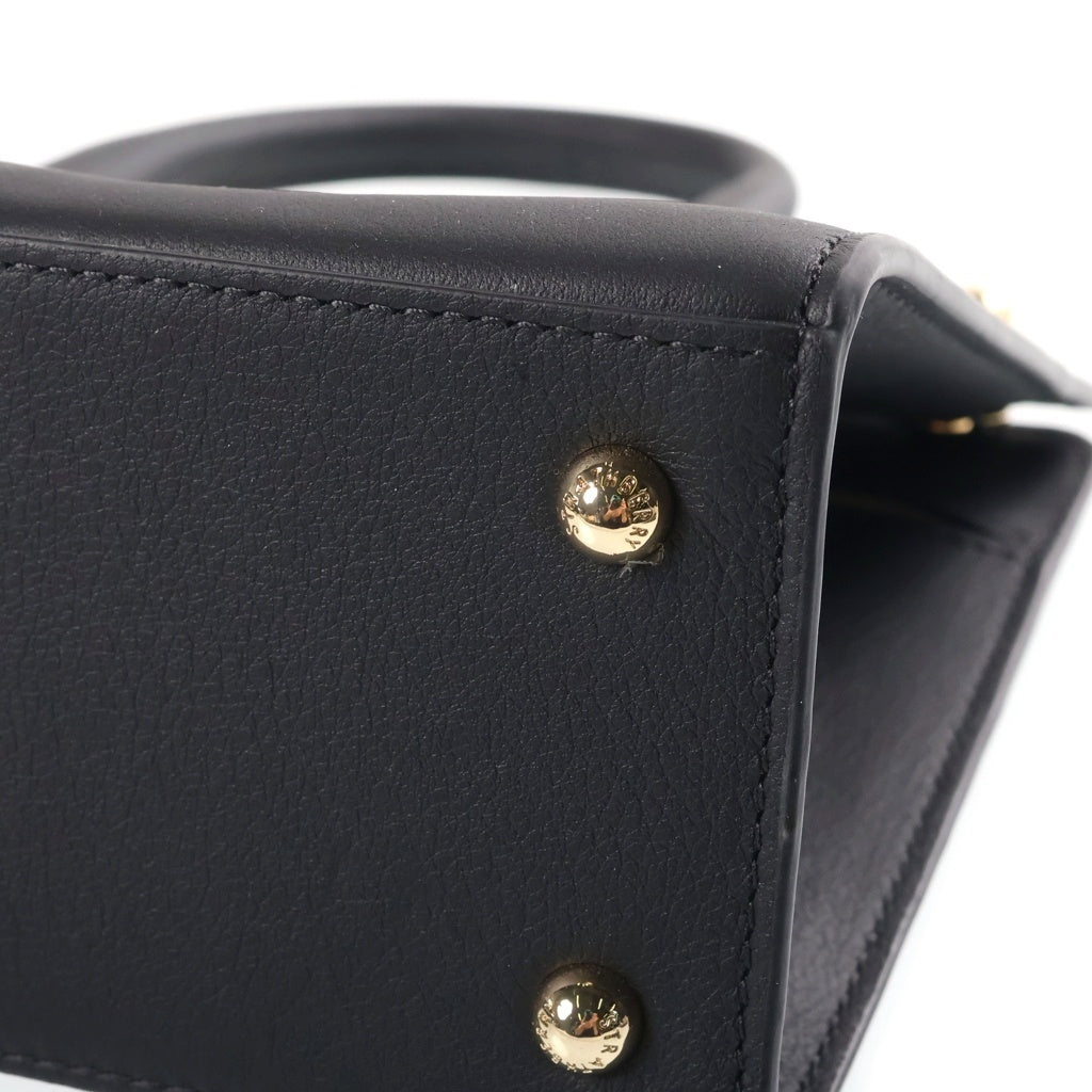 NO BRAND(ノーブランド) STRATHBERRY（ストラスベリー）ナノトート 2ウェイ ハンドバッグ ショルダーバッグ ブラック レディース