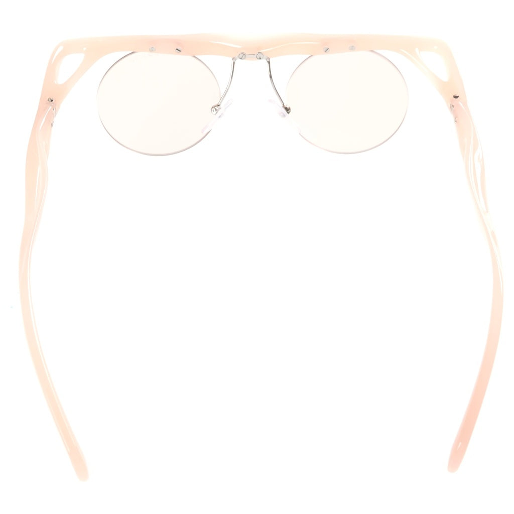 PRADA(プラダ) ラウンドフレーム アイウェア サングラス メガネ 眼鏡 ピンク SPR A24