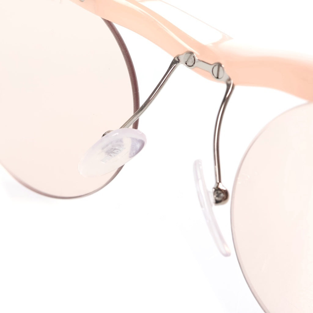 PRADA(プラダ) ラウンドフレーム アイウェア サングラス メガネ 眼鏡 ピンク SPR A24