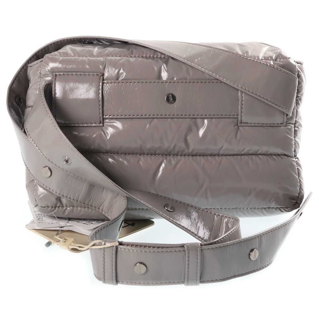 HERNO(ヘルノ) GLOSS BAG グロス バッグ パテッド キルティング ショルダーバッグ グレー BAG00007D レディース