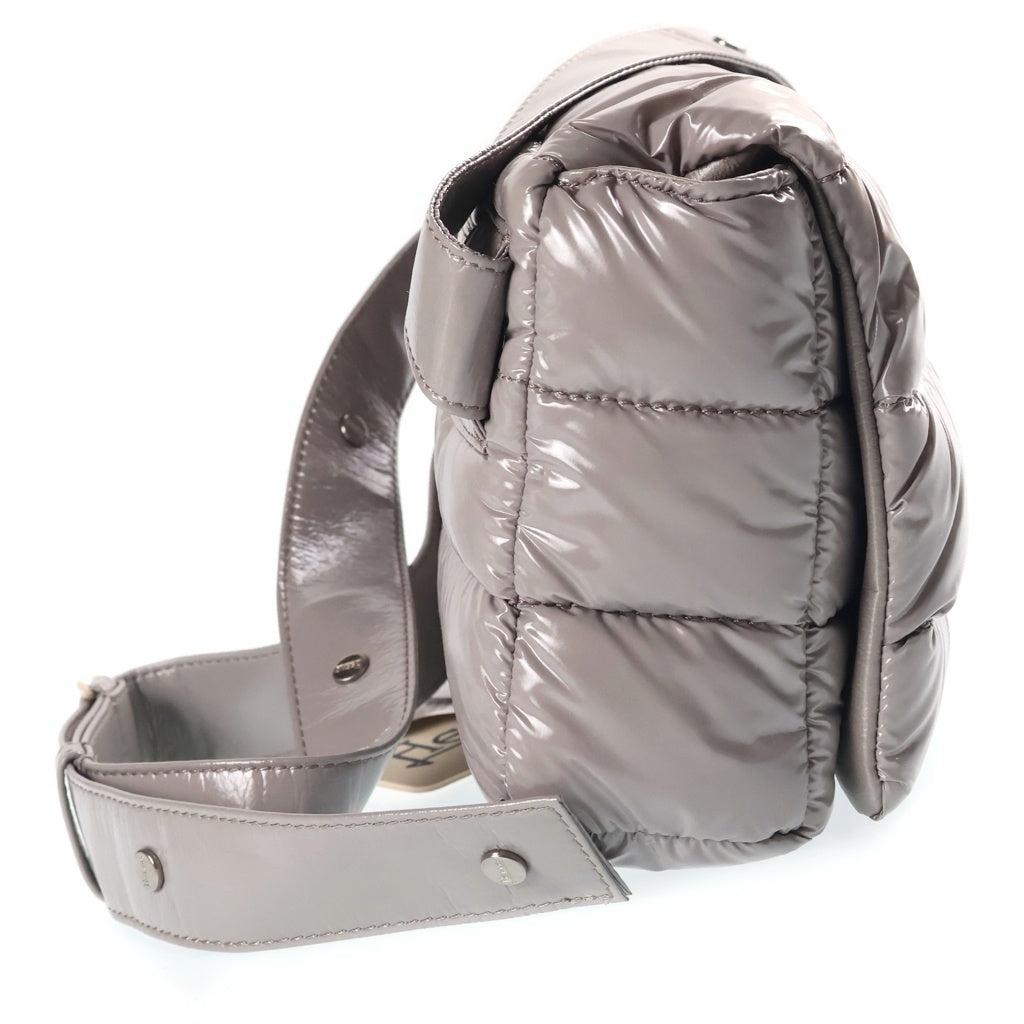 HERNO(ヘルノ) GLOSS BAG グロス バッグ パテッド キルティング ショルダーバッグ グレー BAG00007D レディース