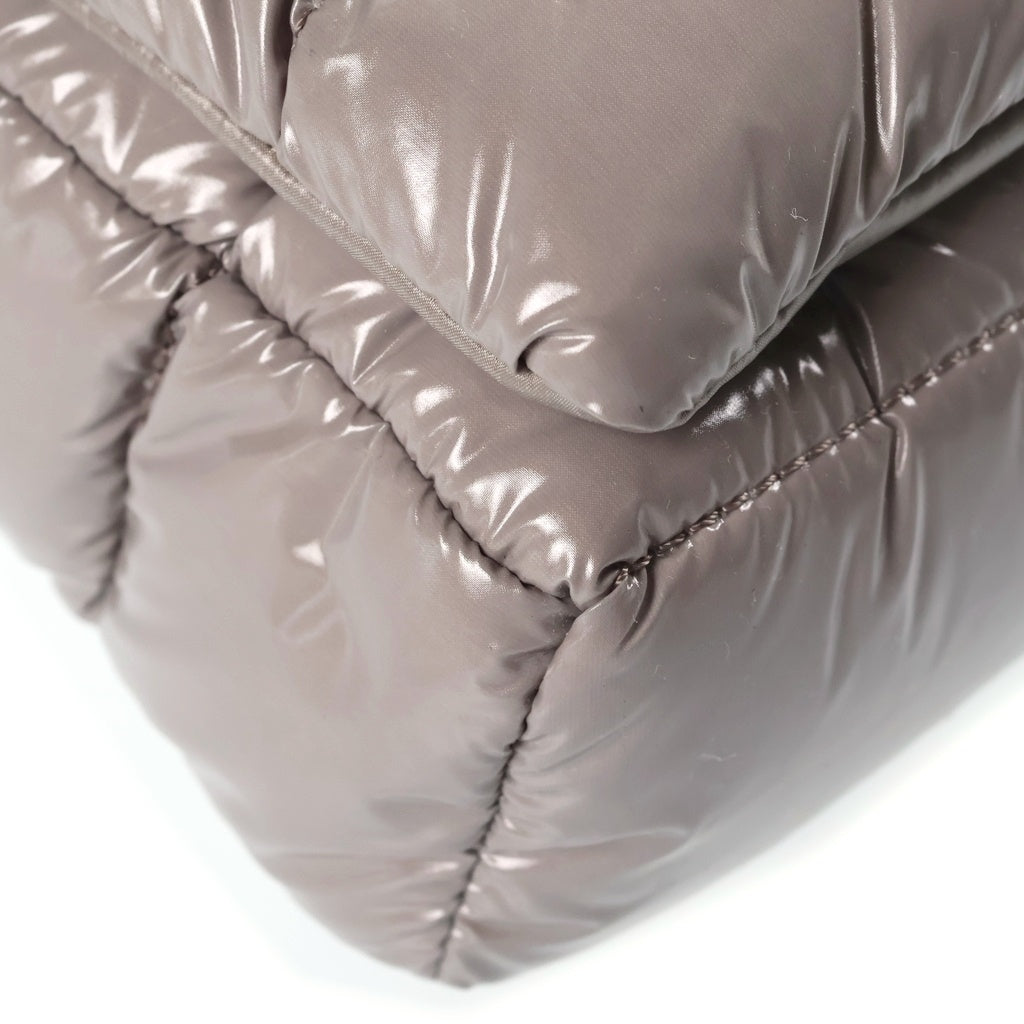 HERNO(ヘルノ) GLOSS BAG グロス バッグ パテッド キルティング ショルダーバッグ グレー BAG00007D レディース