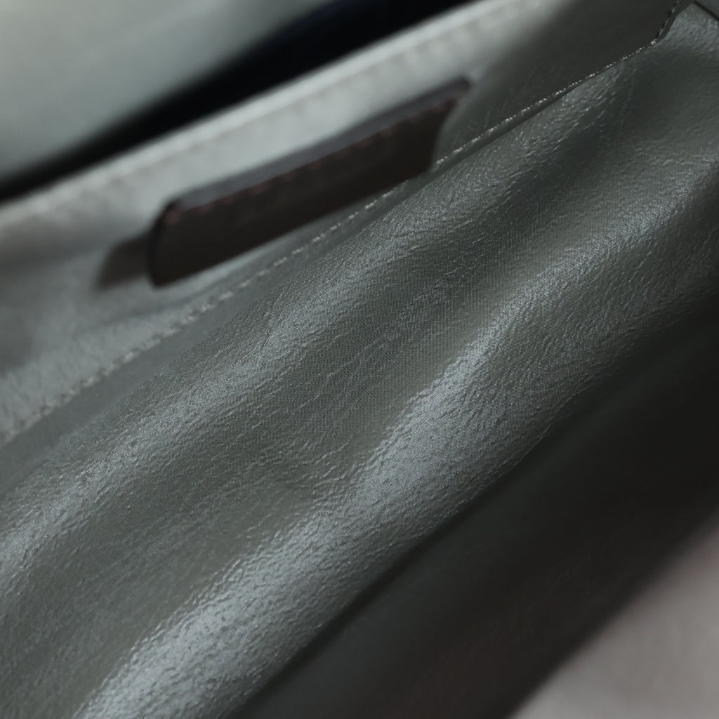 HERNO(ヘルノ) GLOSS BAG グロス バッグ パテッド キルティング ショルダーバッグ グレー BAG00007D レディース