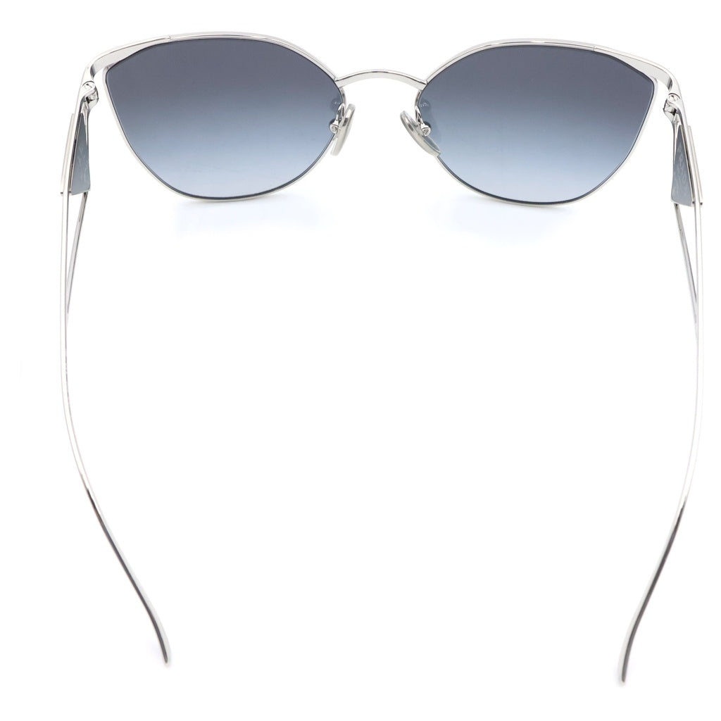 PRADA(プラダ) トライアングルロゴ キャットアイ メタルフレーム サングラス アイウェア メガネ 眼鏡 シルバー SPR 50Z