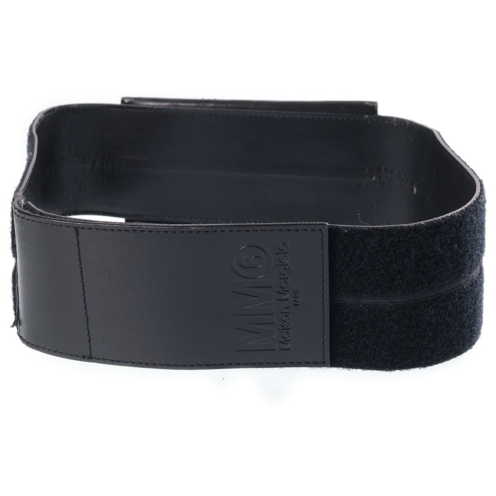 MM6 Maison Margiela(エムエムシックスメゾンマルジェラ) 18SS マジックテープ クロスボディバッグ レディース ブラック S54TP0026