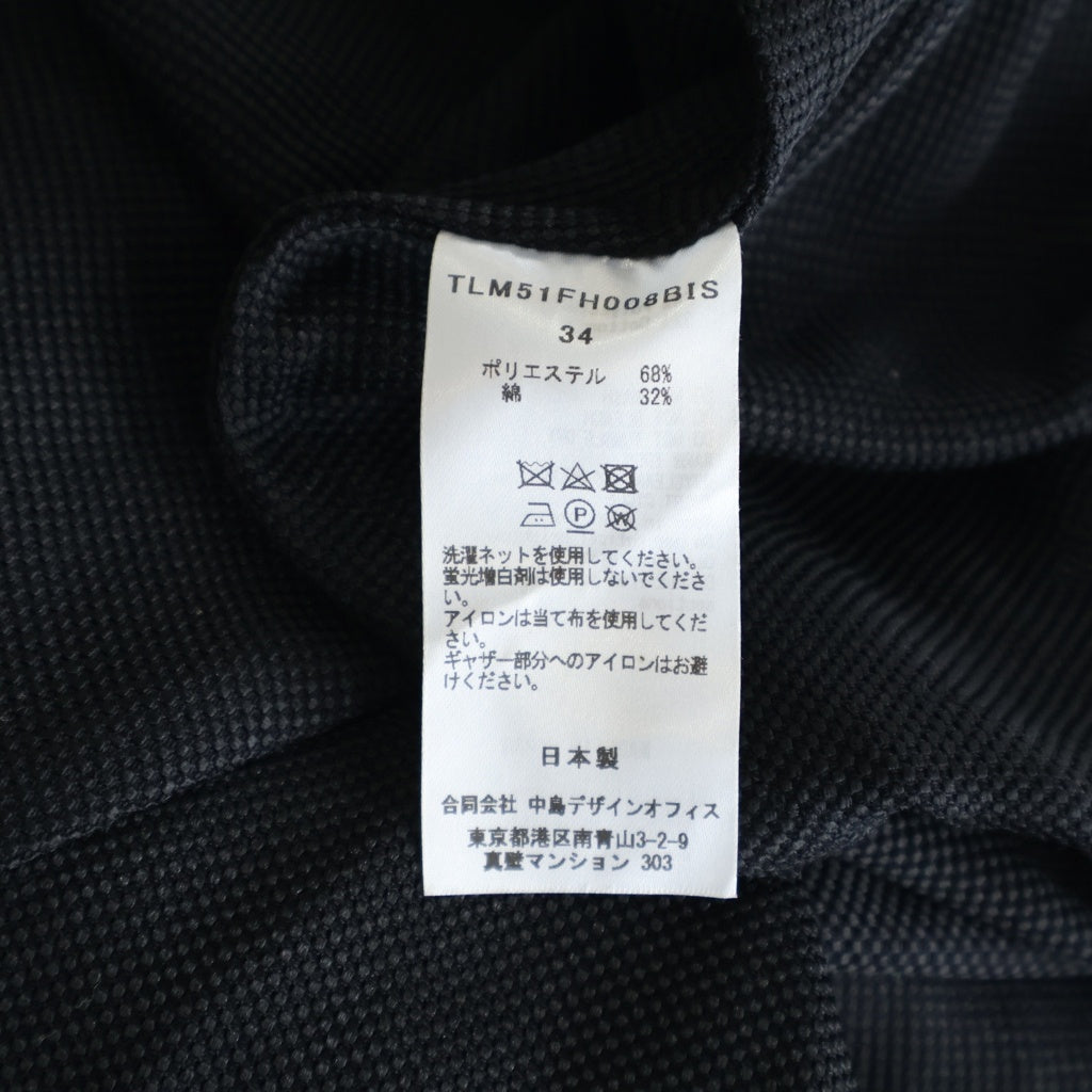 NO BRAND(ノーブランド) ツートン シースルー ワンピース ドレス ブラック/ホワイト TLM51FH008BIS レディース