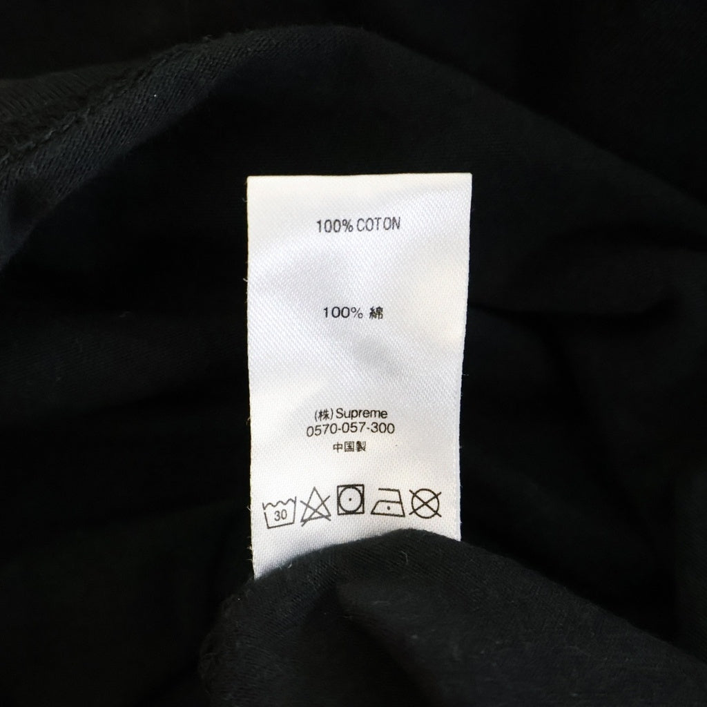 SUPREME(シュプリーム) 20AW Cutout Sleeves L/S カットアウト スリーブ クルーネック 長袖 ロングTシャツ ブラック