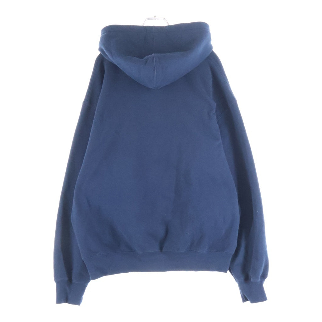 SUPREME(シュプリーム) 24AW Small Box Hooded Sweatshirt スモール ボックス フーディー スウェットシャツ フロントロゴ プルオーバーパーカー ネイビー
