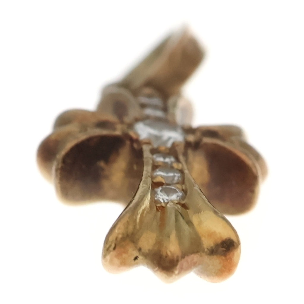 CHROME HEARTS(クロムハーツ) 22K CRS BBYFAT P/DIA ベイビーファットクロス PAVEダイヤ ペンダントトップ ゴールド BCA035