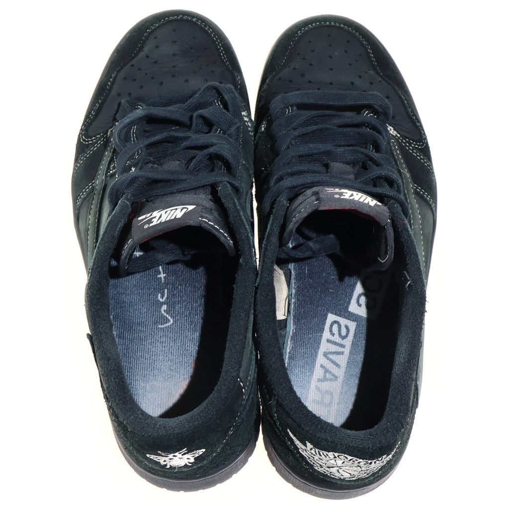 NIKE(ナイキ) TRAVIS SCOTT AIR JORDAN 1 LOW OG SP BLACK PHANTOM トラヴィススコット エアジョーダン ブラックファントム ローカットスニーカー ブラック US9.5/27.5cm DM7866-001