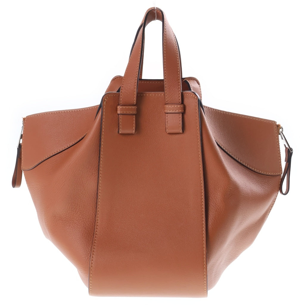 LOEWE(ロエベ) ハンモック スモール 2WAYハンドバッグ ショルダーバッグ ブラウン レザー ゴールド金具 レディース