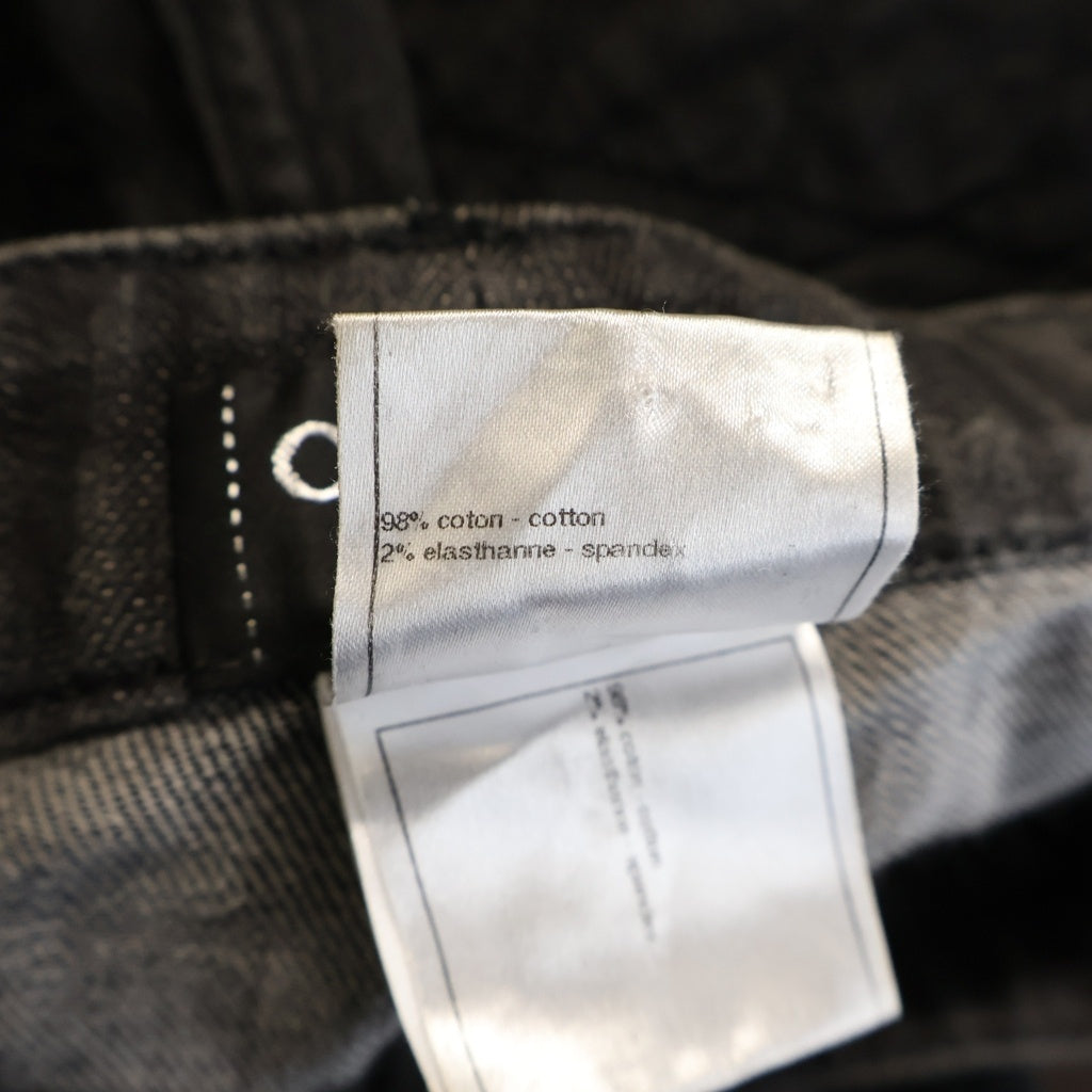 CHANEL(シャネル) Black Denim Pants デニムパンツ ジーンズ マトラッセデザインバックポケット ココマーク刺繍 P36409V26492 レディース