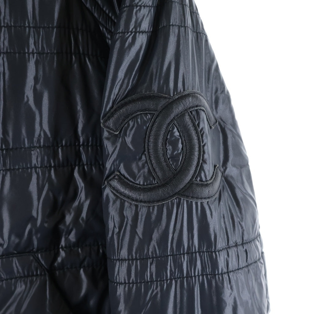 CHANEL(シャネル) ココマーク ナイロンブルゾン ダウンジャケット ブラック #36 P36651V26358 レディース