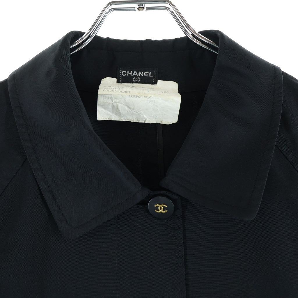 CHANEL(シャネル) ココボタン ヴィンテージ ジャケットコート ライトアウター ブラック #38 80802473 PO8070 V02473 9 レディース