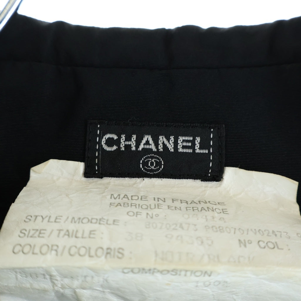 CHANEL(シャネル) ココボタン ヴィンテージ ジャケットコート ライトアウター ブラック #38 80802473 PO8070 V02473 9 レディース